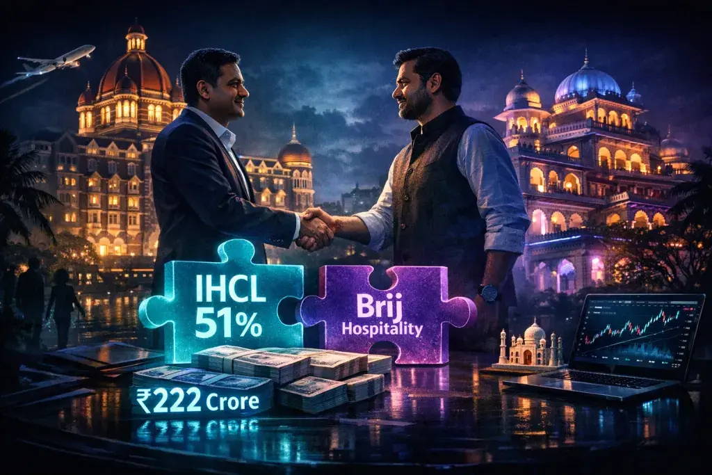 Indian Hotels Company Secures 51% Stake in Brij Hospitality for ₹222 Crore